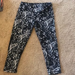 Zella splatter paint cropped legging